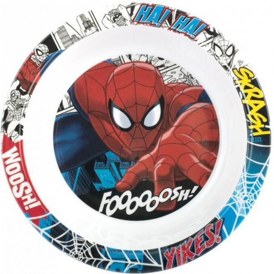 Farfurie adanca melamina Spider-Man Lulabi 7939502 0