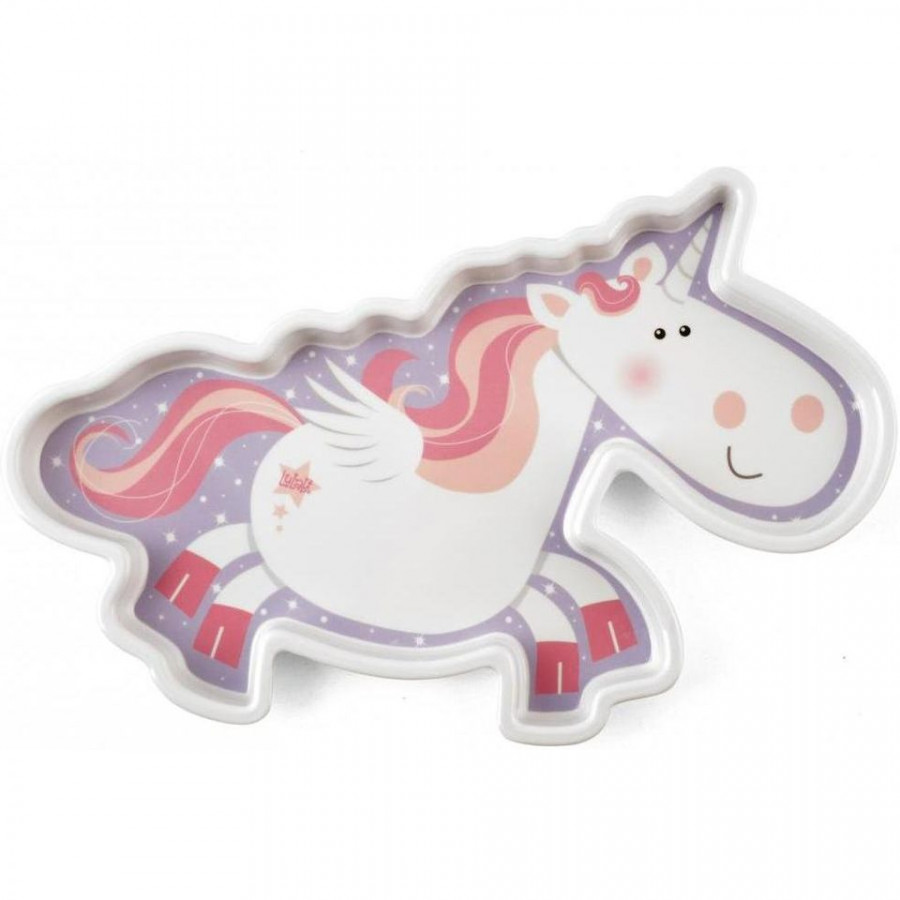 Farfurie melamina Fairy Tales - Unicorn Lulabi 7945300 0