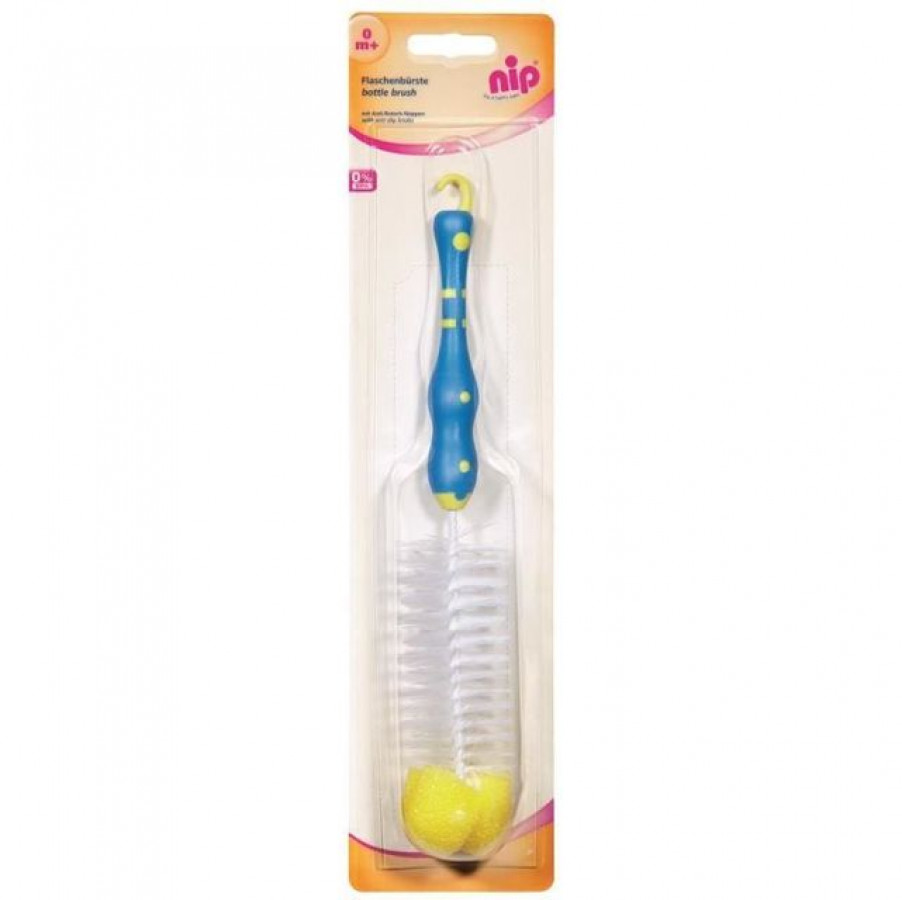 Perie pentru biberoane cu maner antialunecare, 0+ luni, nip 37010 3