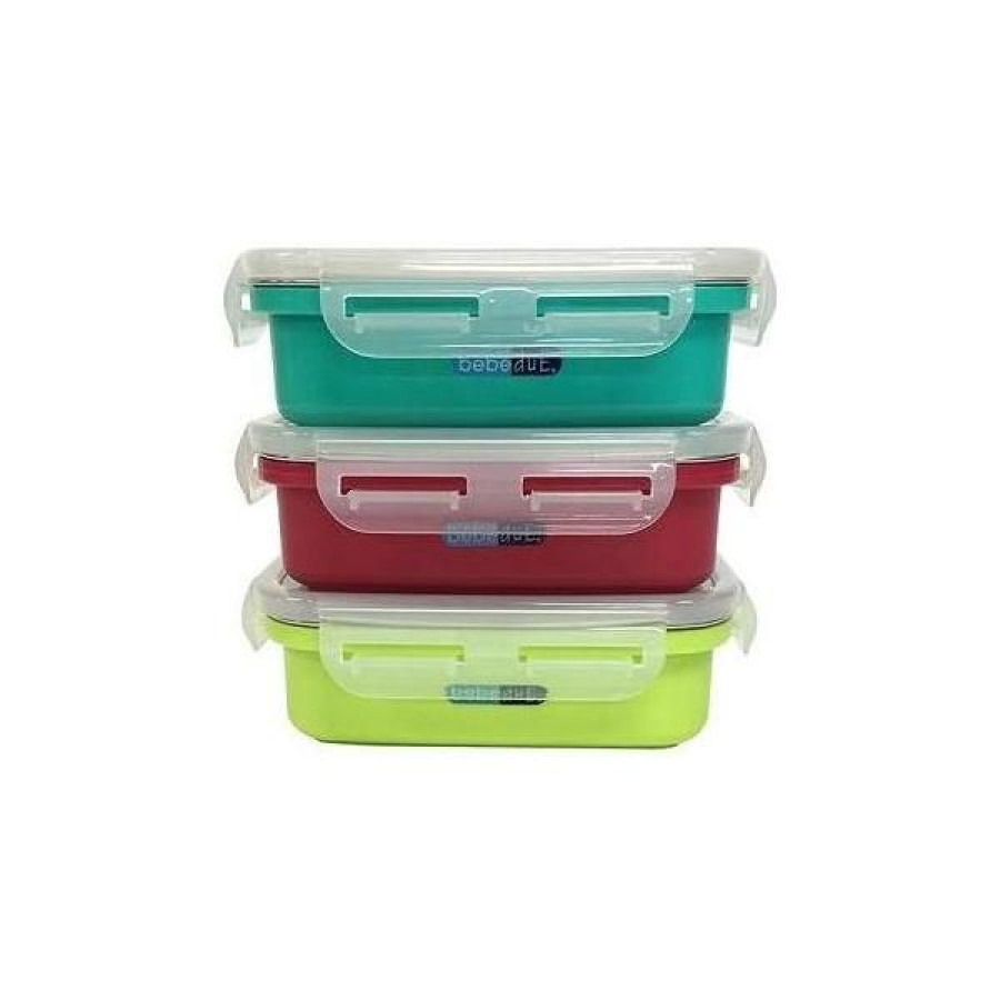 Recipient hrana copii inox Colours and Flavours 300ml BebeduE BD80220 3