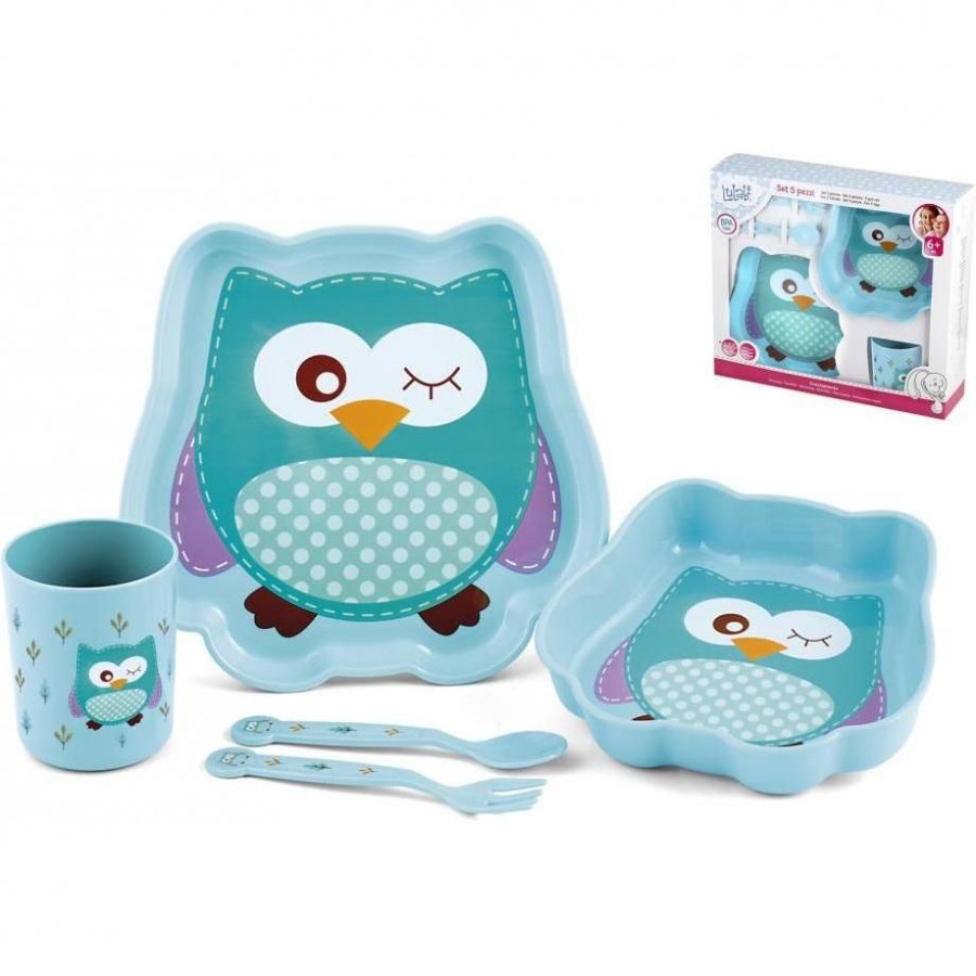 Set pentru masa 5 piese Bufnita Lulabi 7973195 1