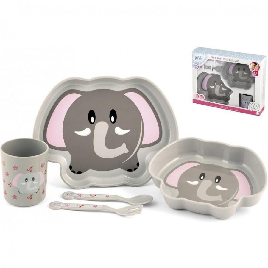Set pentru masa 5 piese Elefant Lulabi 7972995 1