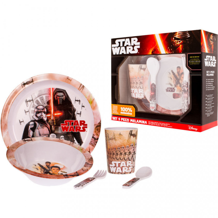 Set pentru masa melamina 5 piese Star Wars Lulabi 8340300 0
