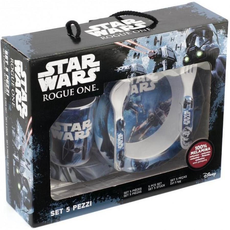 Set pentru masa melamina 5 piese Star Wars Rogue One Lulabi 8330500 3