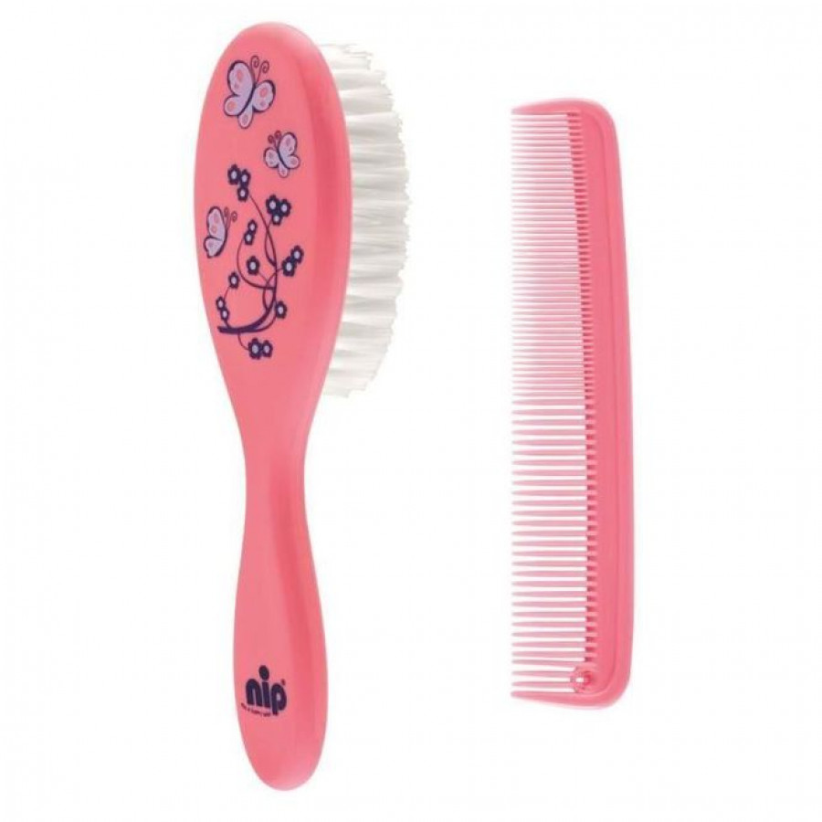 Set ingrijire par (perie si pieptene) Nip 37075 2