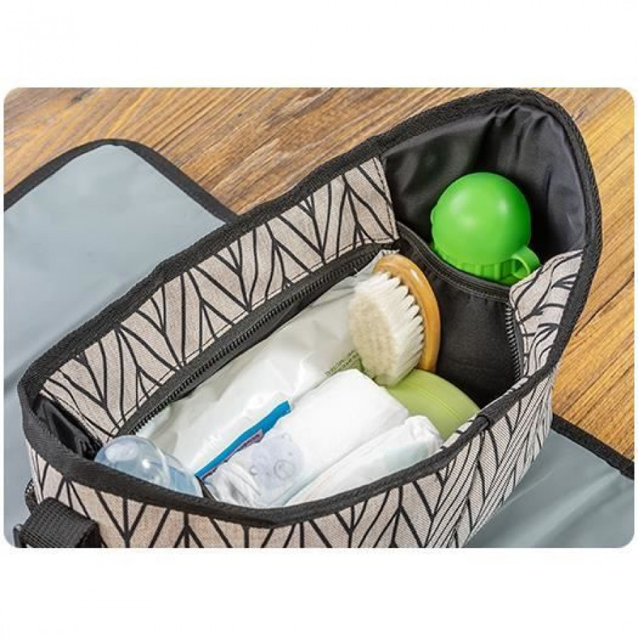 Geanta organizator cu aleza pentru schimbat scutecul bebelusului Reer Clip&Go Vario 84072 2