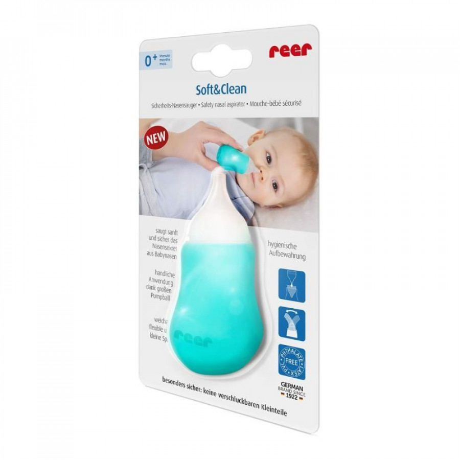 Aspirator nazal pentru bebelusi Soft&Clean Reer 79112 3