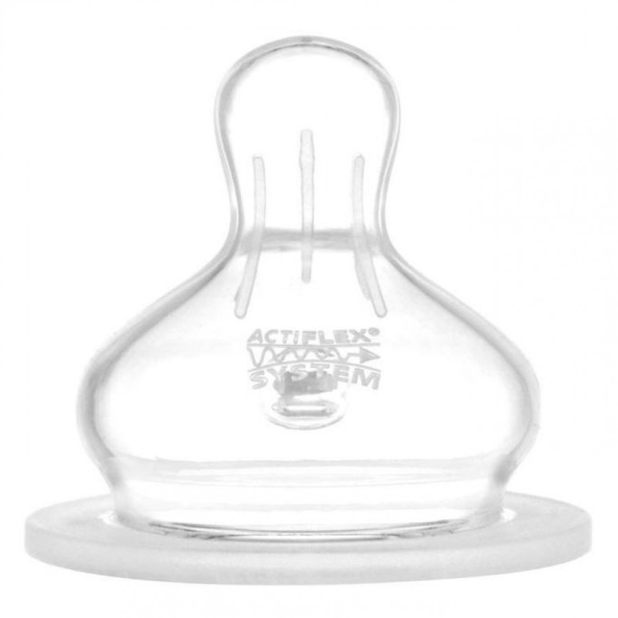 Biberon cu gat larg Unisex PP 260 ml, tetina silicon ortodontica, debit mediu,0+ luni, nip 35040 2