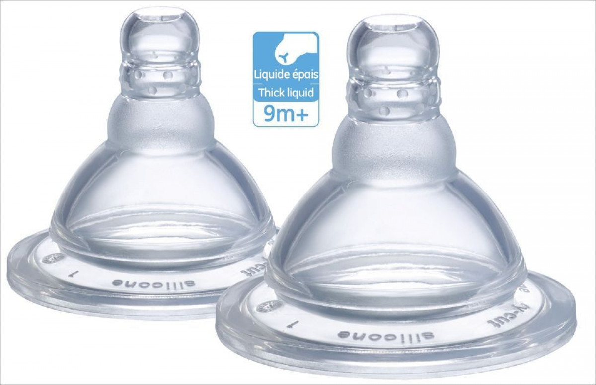 MII Set 2 tetine silicon Sophie pt lichid dens 0
