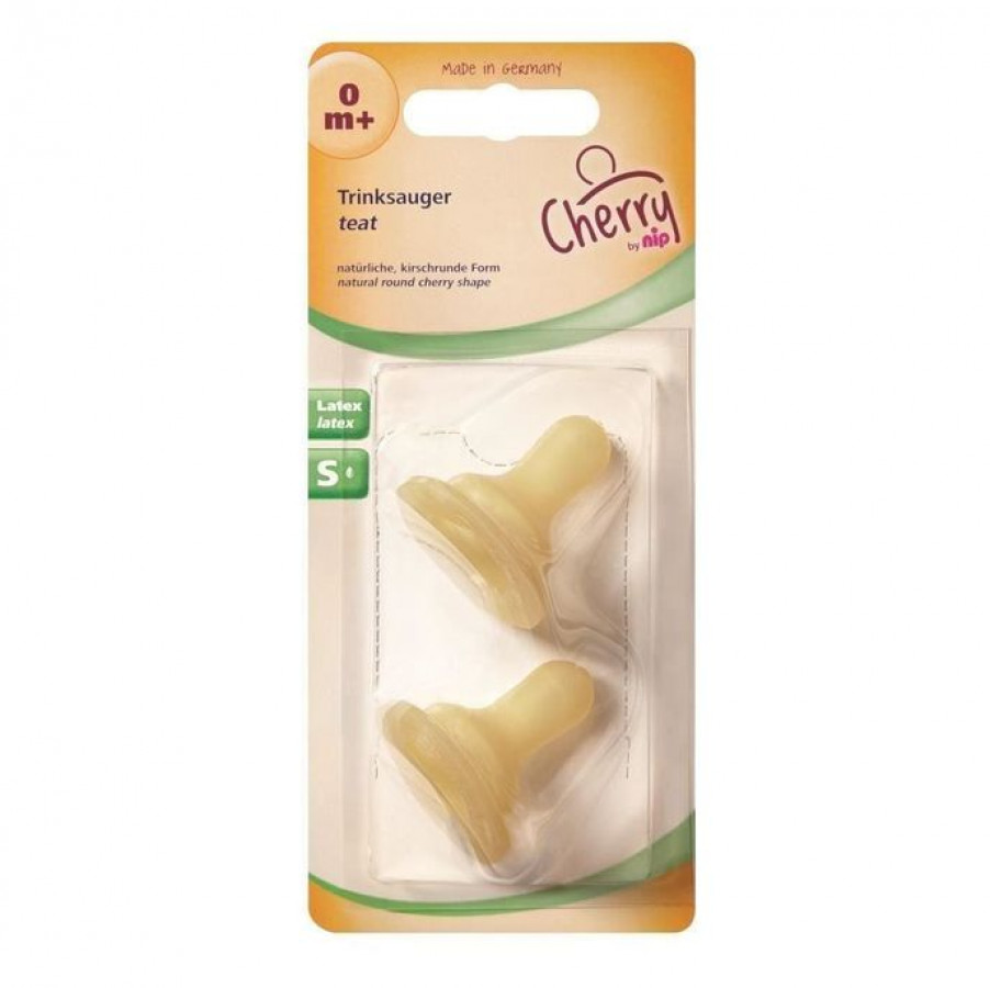 Tetine latex Cherry, pentru ceai, marime universala, nip 93000 0