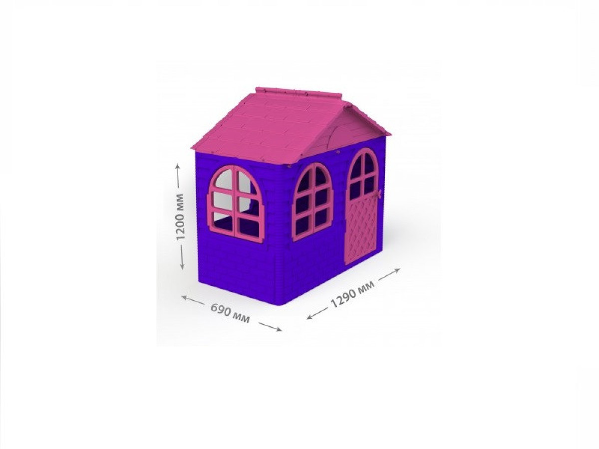 Casuta de joaca MyKids 02550/10 Pink/Violet - Small 0