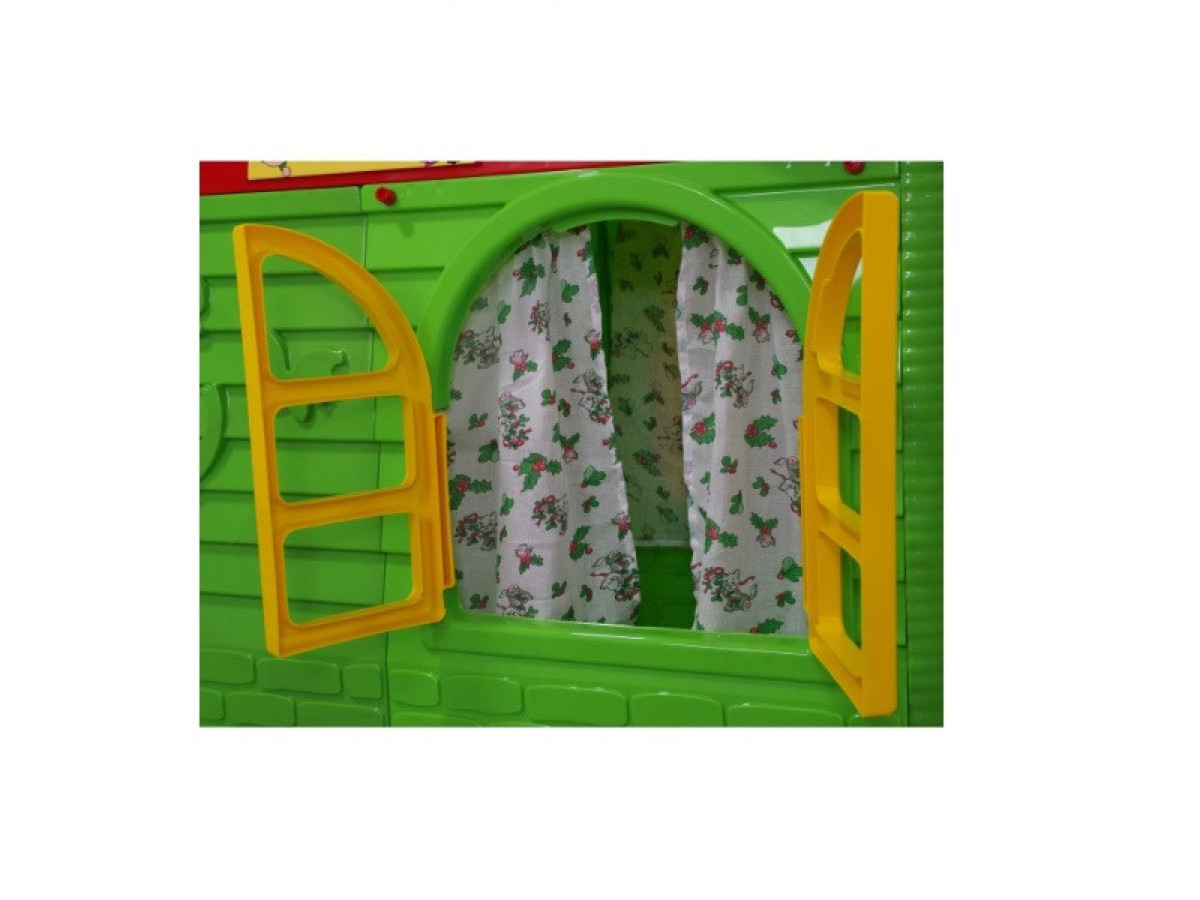 Casuta de joaca MyKids 02550/3 Green/Red - Mid 1