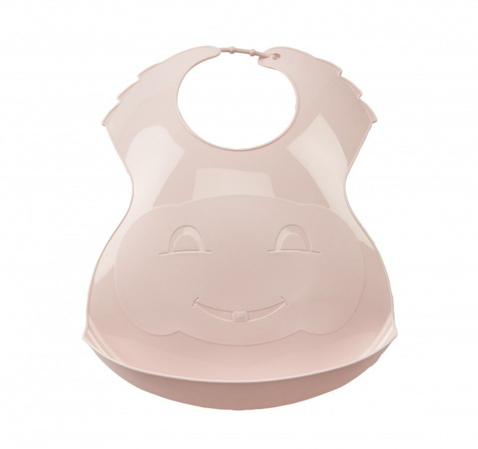 Baveta din plastic SOFT, Powder Pink 0