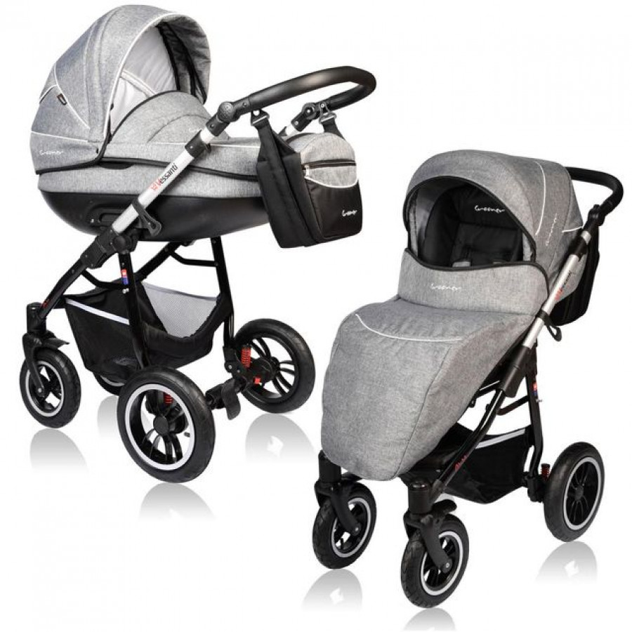 Carucior Crooner Prestige 2 in 1 - Vessanti - Gray 0