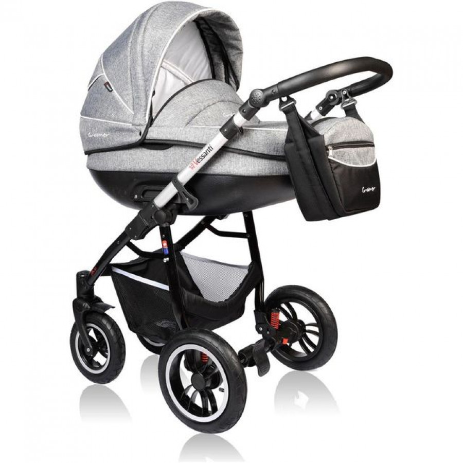 Carucior Crooner Prestige 2 in 1 - Vessanti - Gray 1