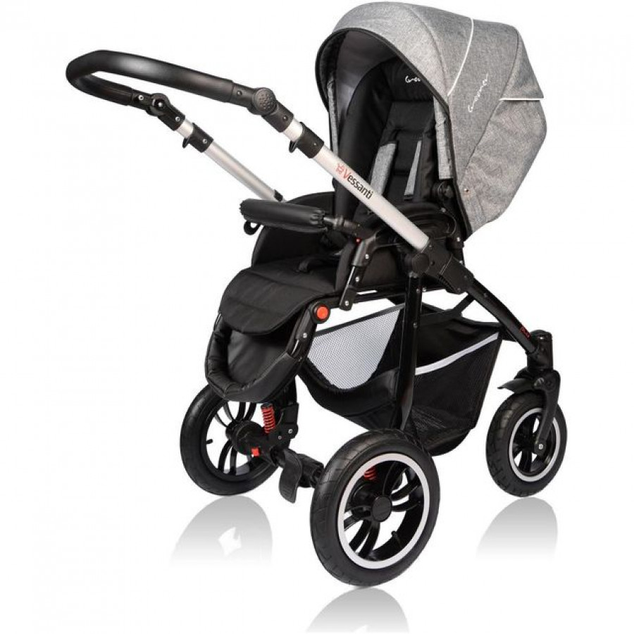 Carucior Crooner Prestige 2 in 1 - Vessanti - Gray 4