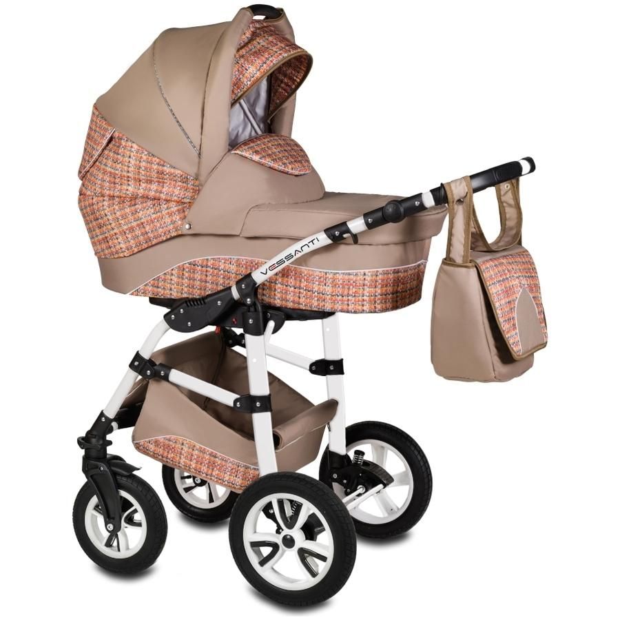 Carucior Flamingo Easy Drive 3 in 1 - Vessanti - Beige 0