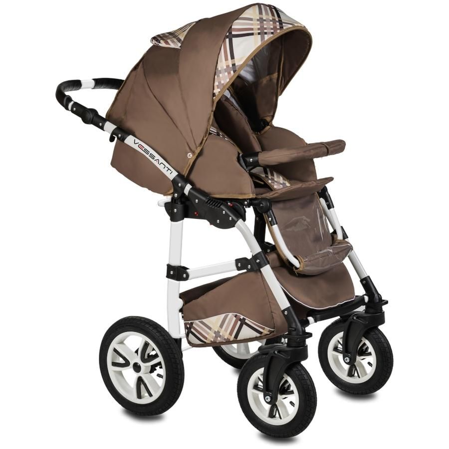 Carucior Flamingo Easy Drive 3 in 1 - Vessanti - Brown 1