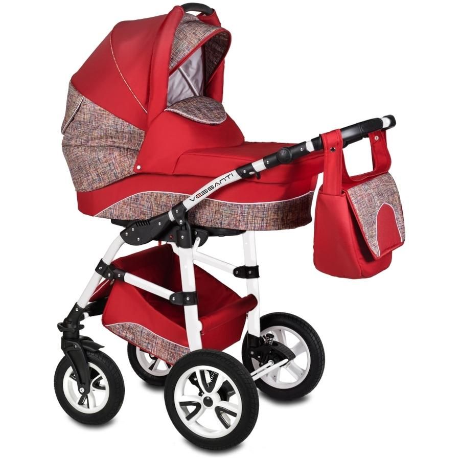 Carucior Flamingo Easy Drive 3 in 1 - Vessanti - Red 0