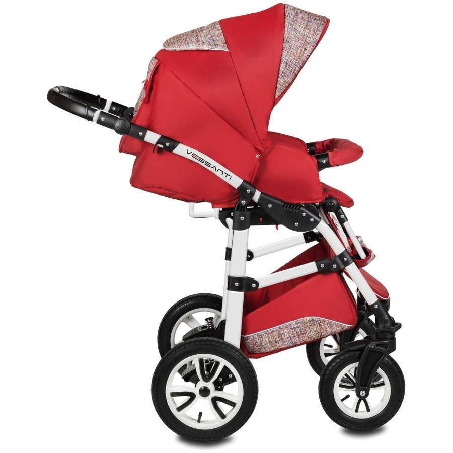 Carucior Flamingo Easy Drive 3 in 1 - Vessanti - Red 3