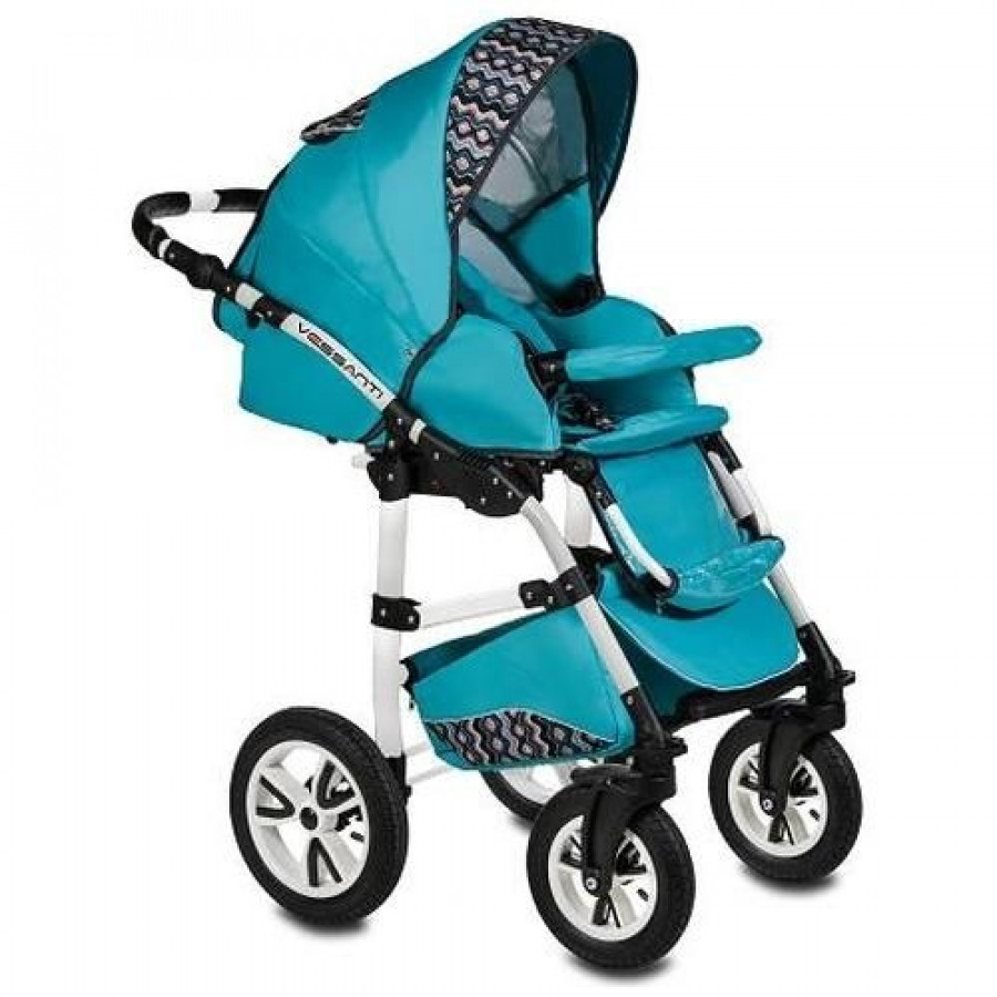 Carucior Flamingo Easy Drive 3 in 1 - Vessanti - Turquoise 1