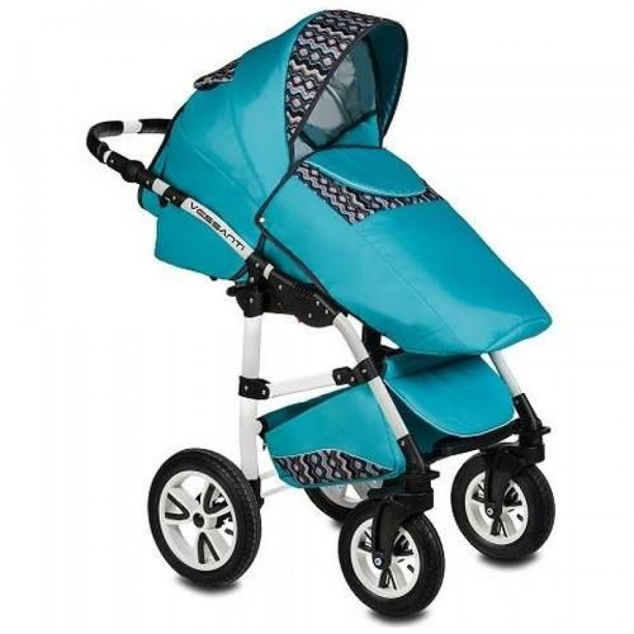 Carucior Flamingo Easy Drive 3 in 1 - Vessanti - Turquoise 2