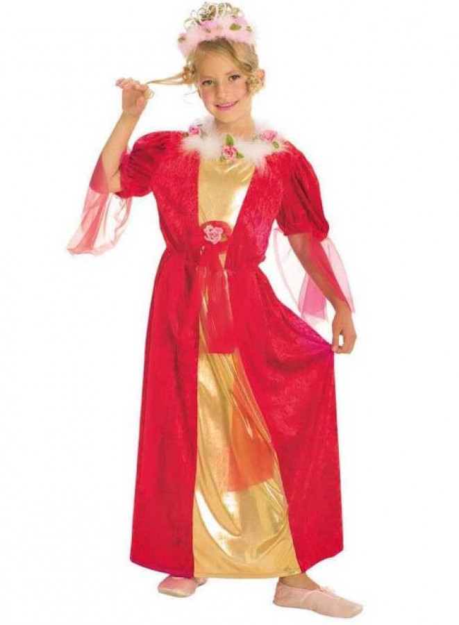 Costum pentru serbare Regina Trandafirilor 128 cm 0