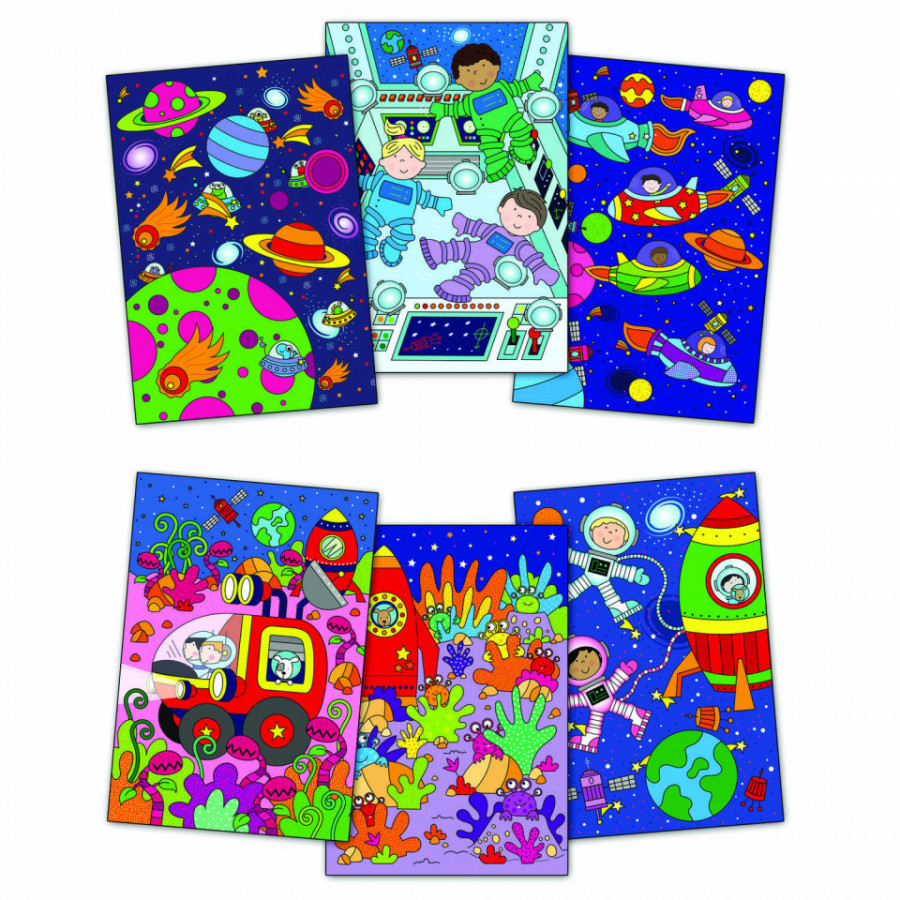 Water magic: Carte de colorat Spatiu 1