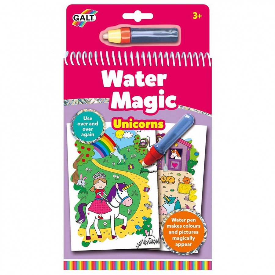 Water Magic: Carte de colorat Unicorni 0