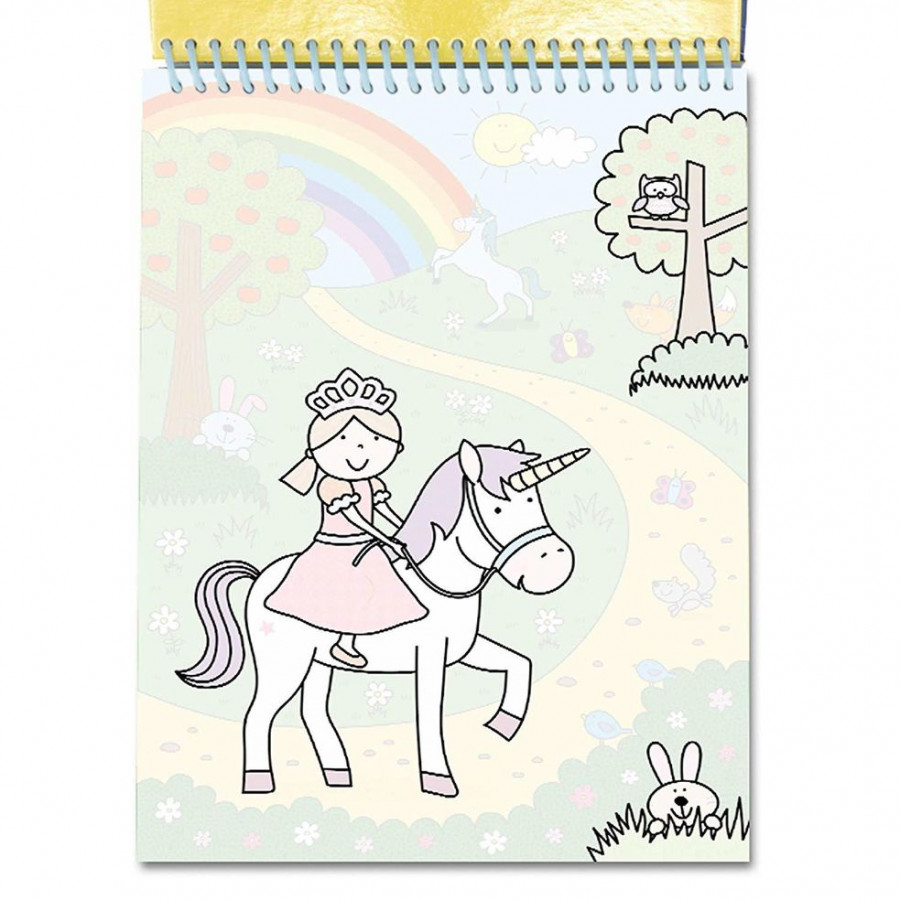 Water Magic: Carte de colorat Unicorni 3