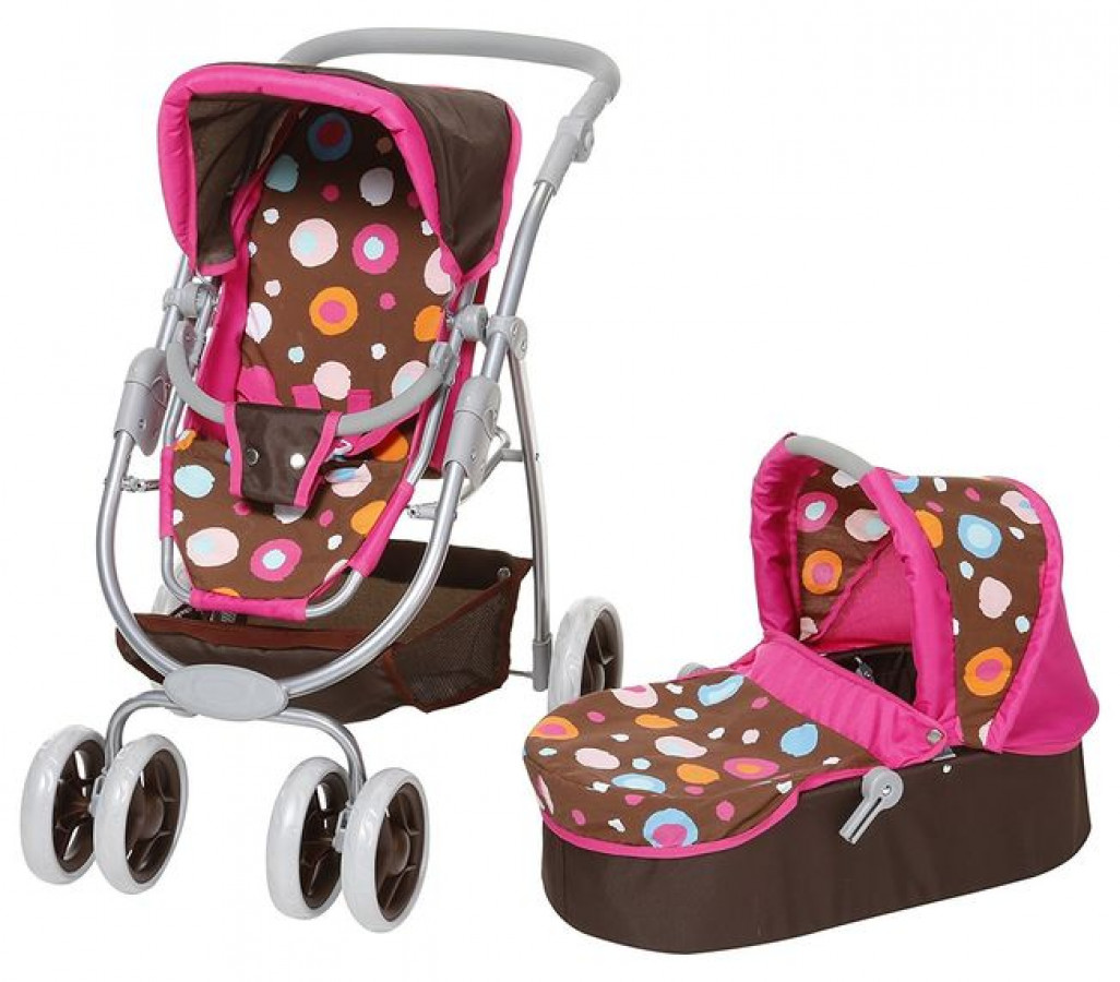 Carucior pentru papusi 3 in 1 Coco Brown Splash 0