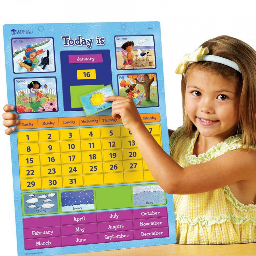 Calendar educativ magnetic 2