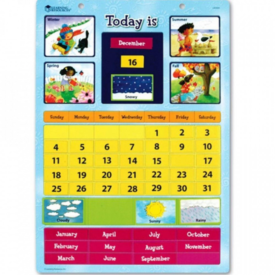 Calendar educativ magnetic 3
