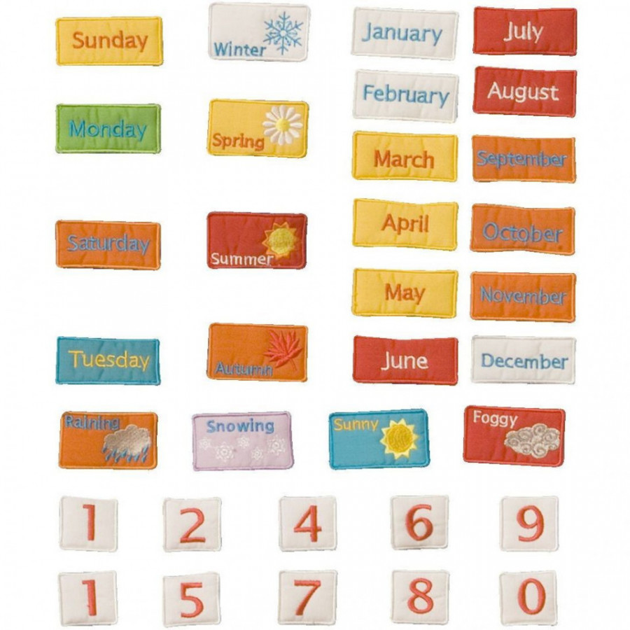 Calendarul meu textil 44 x 57 cm Fiesta Crafts FCW-0124 4
