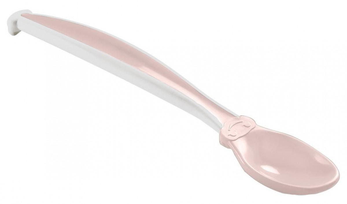 Set 2 lingurite cu varf moale Thermobaby-Powder Pink 0