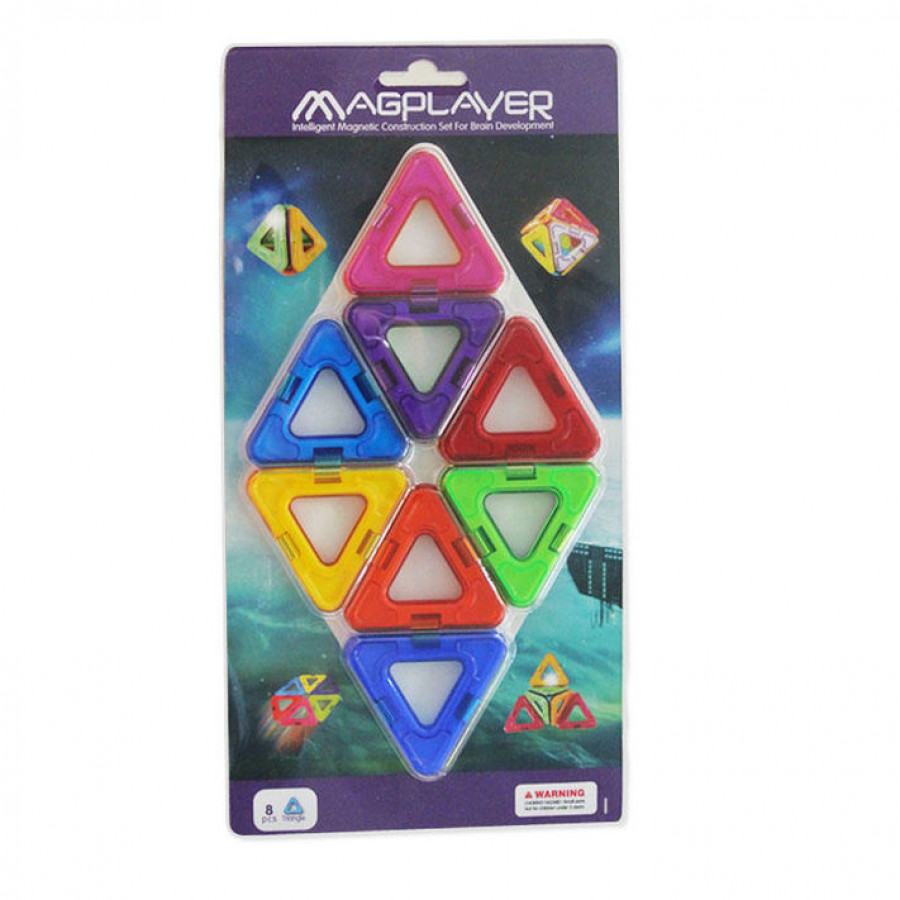 Joc de constructie magnetic - 8 piese 0