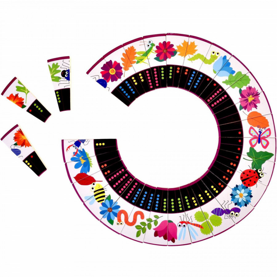 Joc Domino Circular Natura Fiesta Crafts FCT-2928 0