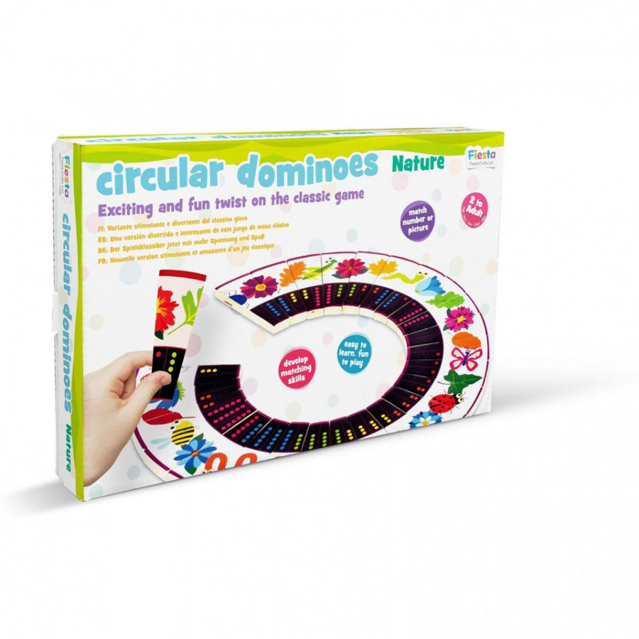 Joc Domino Circular Natura Fiesta Crafts FCT-2928 1