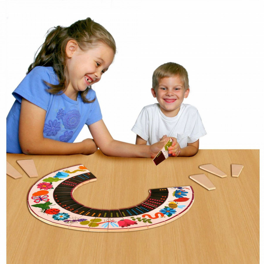 Joc Domino Circular Natura Fiesta Crafts FCT-2928 2