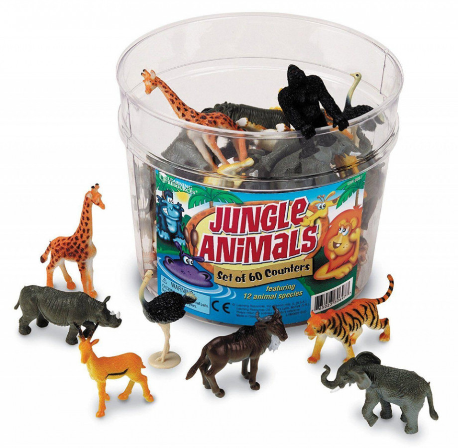 Set pentru sortat - Animalute din jungla 0