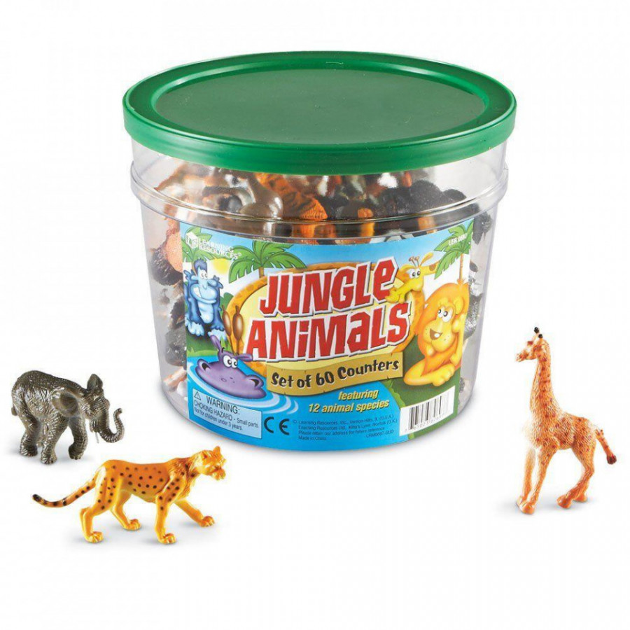 Set pentru sortat - Animalute din jungla 4
