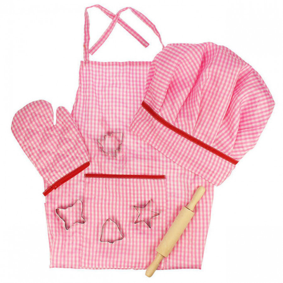 Set sortulet si accesorii roz 0