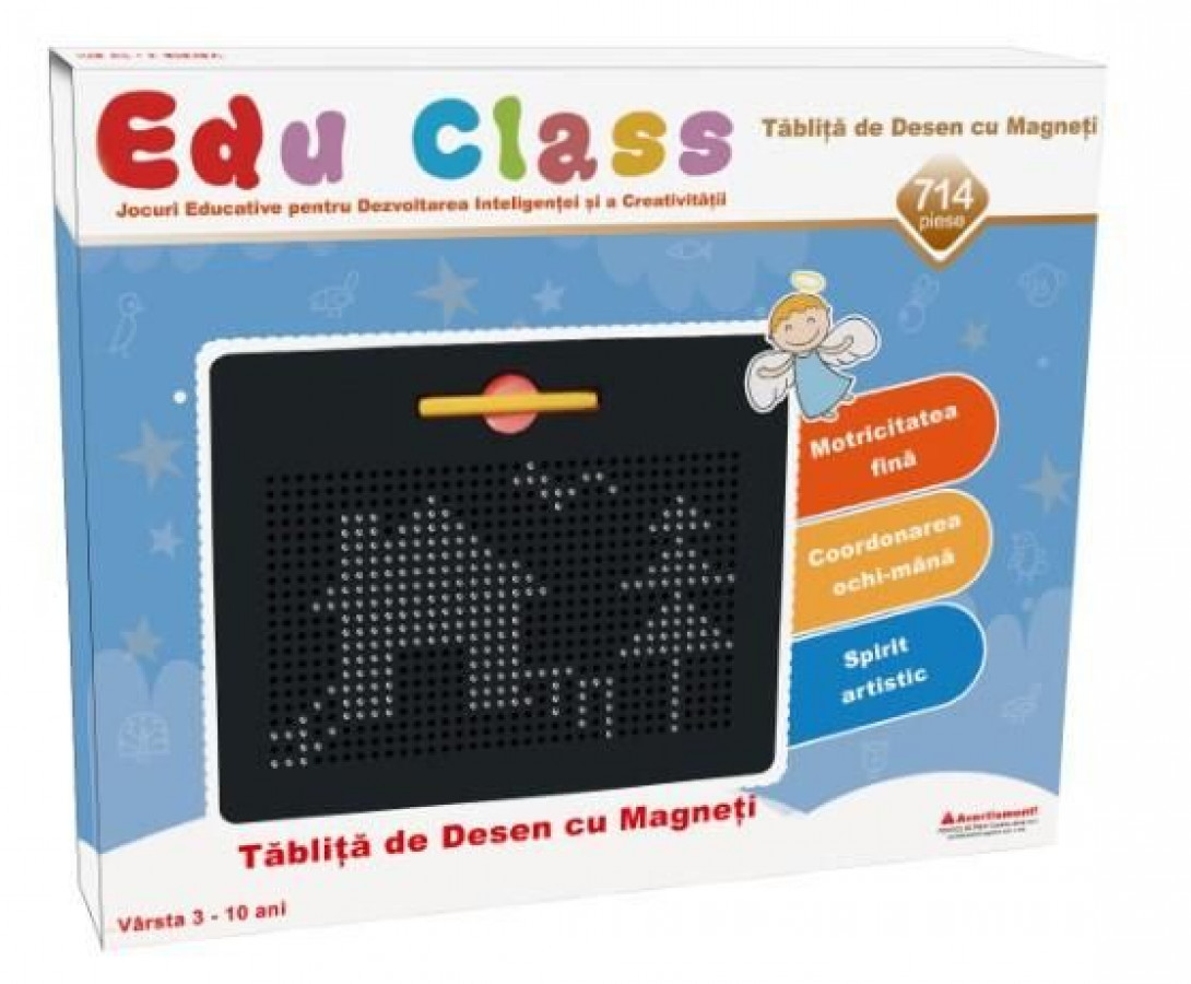 Tablita de desen cu magneti - 714 piese 0