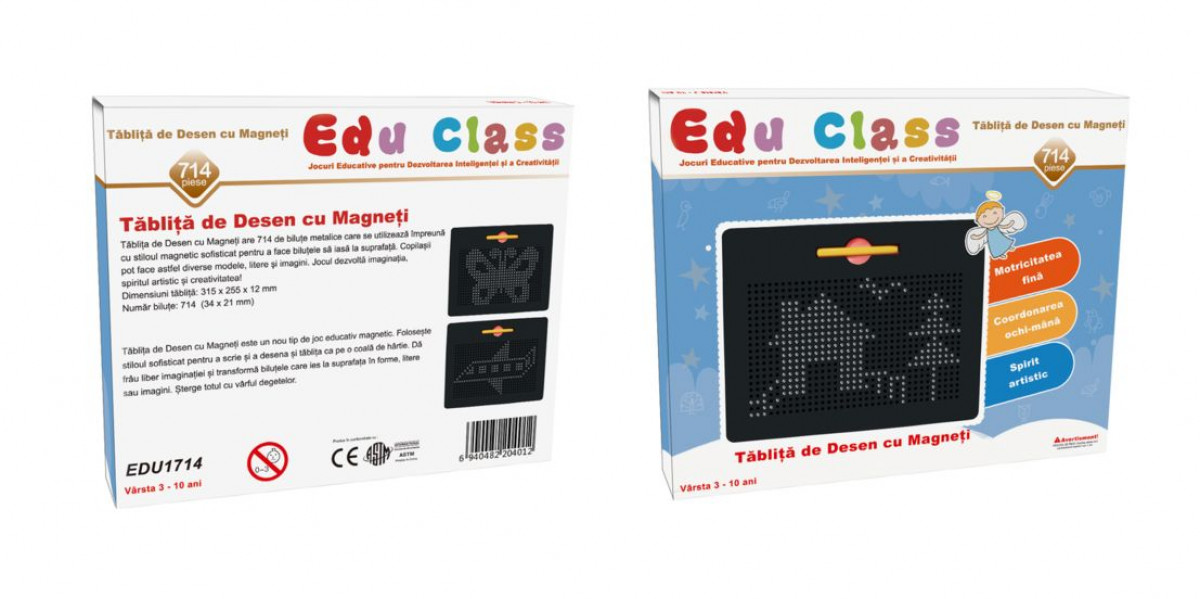 Tablita de desen cu magneti - 714 piese 2