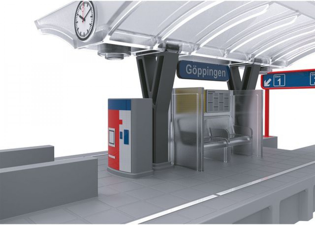 Platforma de asteptare cu lumini Marklin My World 1