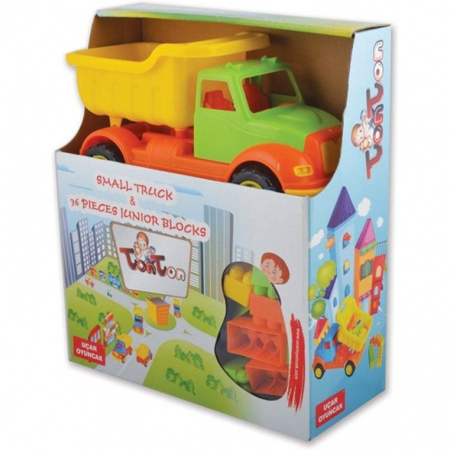 Autobasculanta 30 cm cu 36 piese constructie Ucar Toys UC103 4