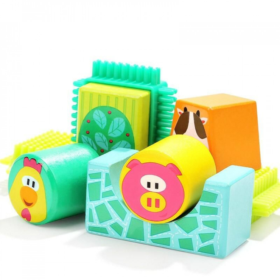Set de constructie - Animalute de la ferma 1