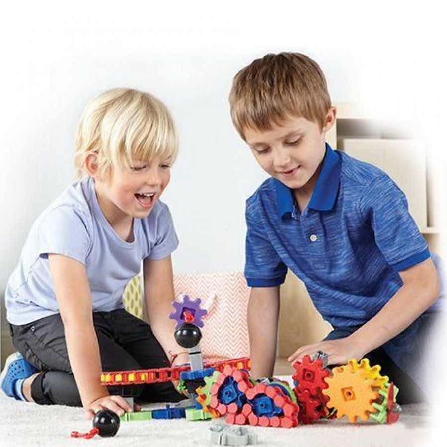 Set de constructie Gears! - Utilaje in miscare 0