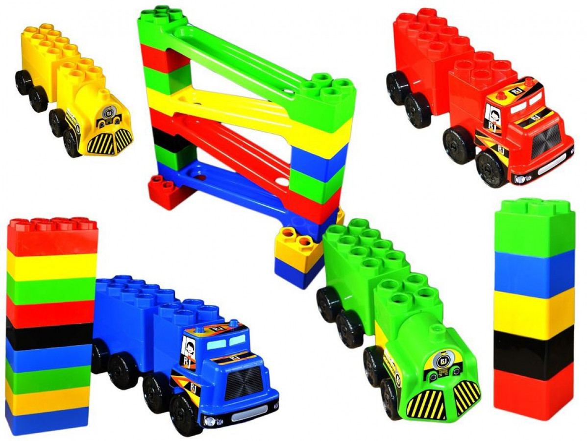 Set de constructie gigant Car Race 0