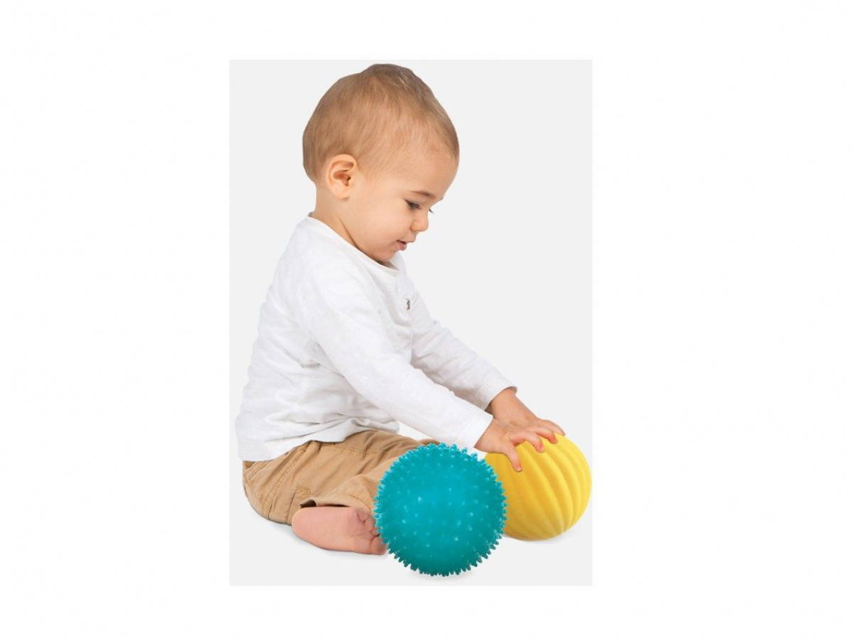 LUDI Set 3 Mingi senzoriale mici 0